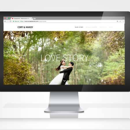 Sito internet degli sposi