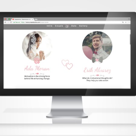 Sito internet degli sposi